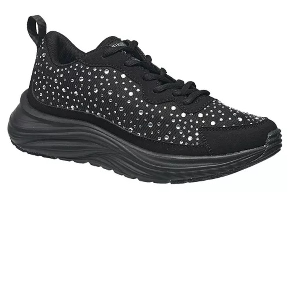 True Religion Shoes - ❤️New True Religion Black Sneakers with Silver Rhinestones